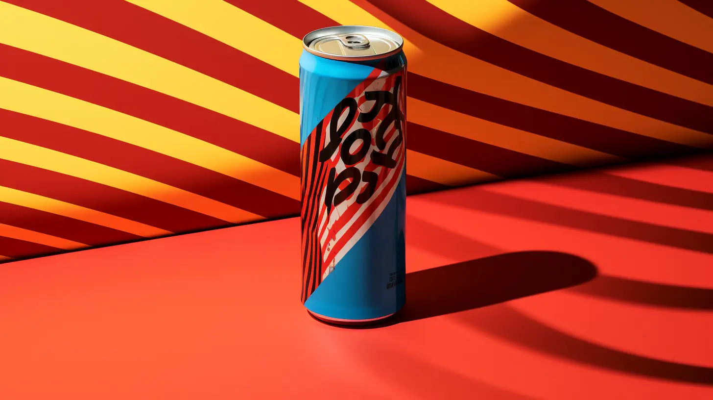 MJ Prompt: pop art graphic, product photo with amazing shadow